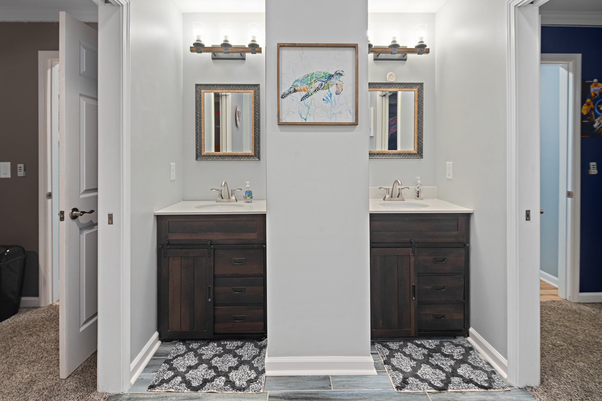 13577 Versailles Road Rockvale, TN 37153 - Photo 30 of 50 a bathroom with a sink and a mirror