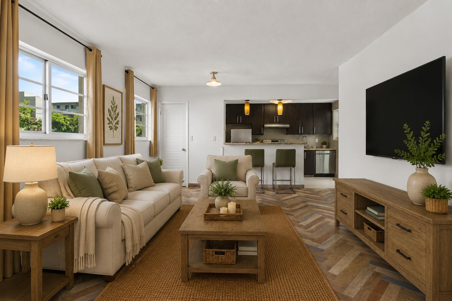 1340 Lincoln Road, Unit 308 Miami Beach, FL 33139 - Photo 8 of 22 Living room/kitchen