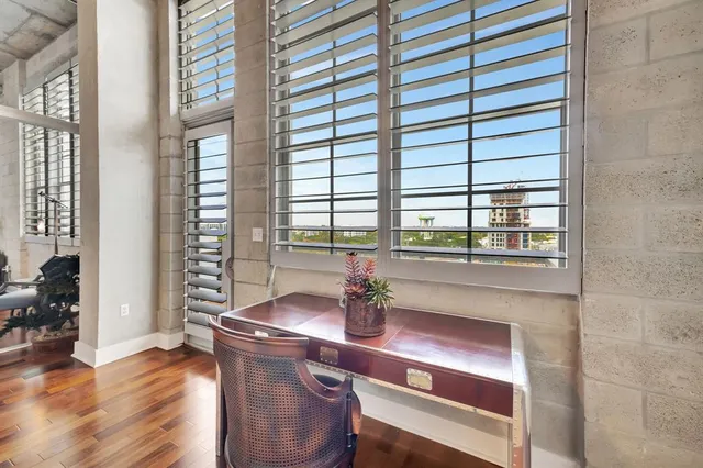 an aerial view of city and street