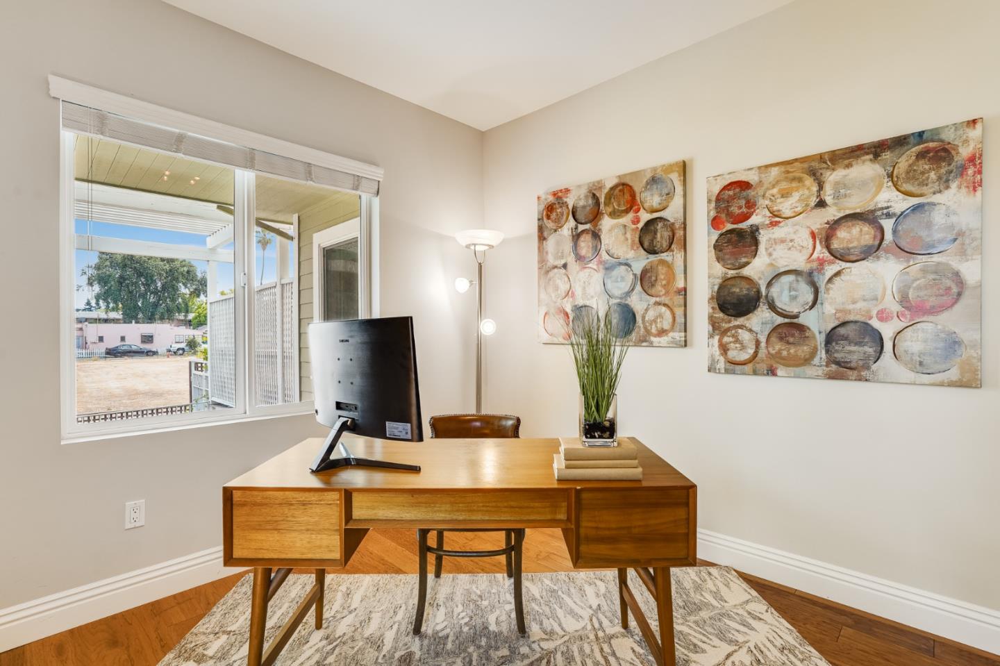 1134 Boranda Avenue Mountain View, CA 94040 - Photo 12 of 40 a view of a workspace with furniture