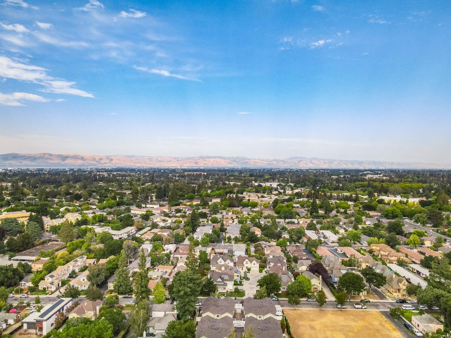 1134 Boranda Avenue Mountain View, CA 94040 - Photo 40 of 40 an aerial view of residential houses with city view