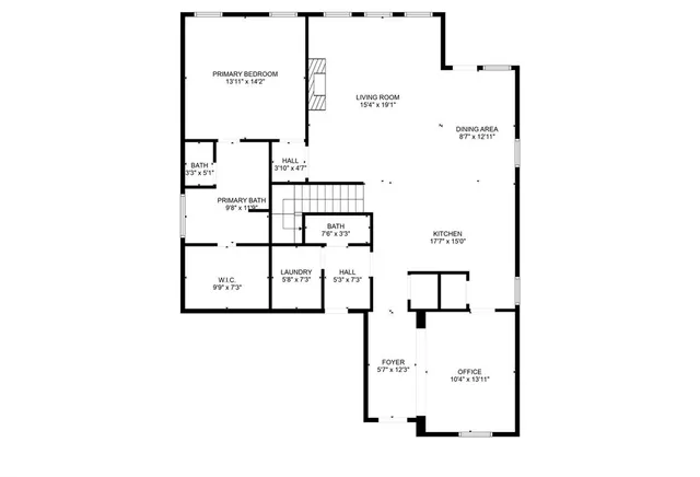 a picture of a floor plan
