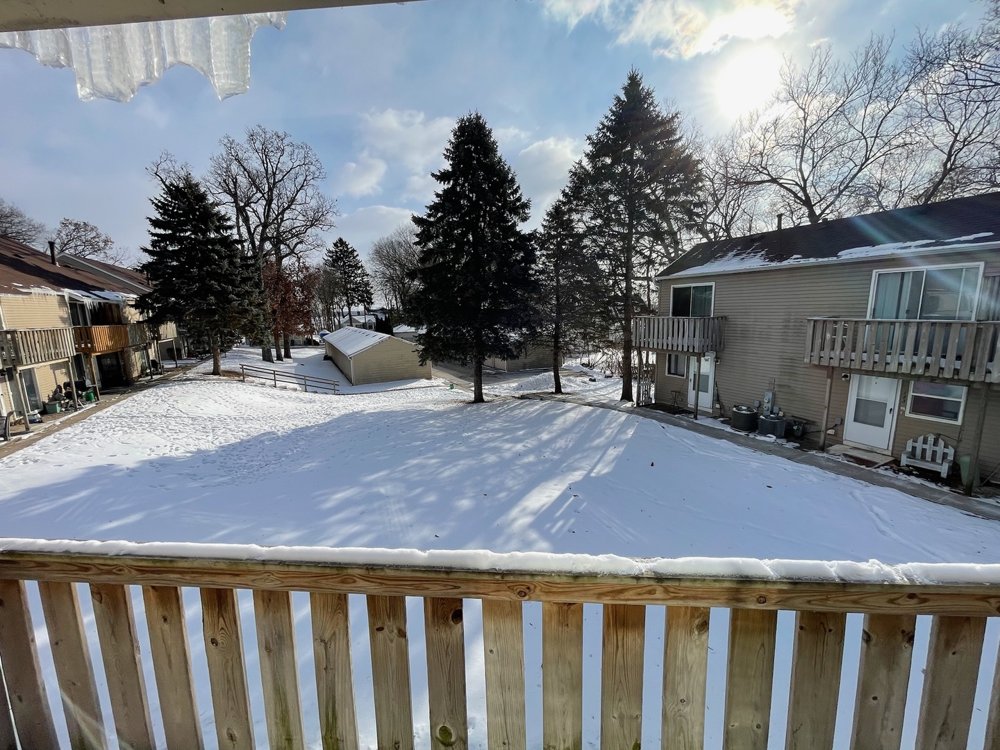 149 Forest Avenue, Unit D Fox Lake, IL 60020 - Photo 12 of 44 a backyard of a house with table and chairs