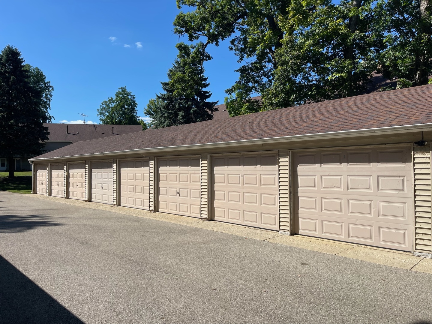 149 Forest Avenue, Unit D Fox Lake, IL 60020 - Photo 36 of 44 front view of a house with a yard and garage