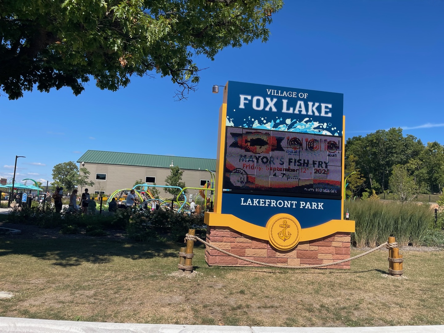 149 Forest Avenue, Unit D Fox Lake, IL 60020 - Photo 38 of 44 a view of outdoor area with seating space