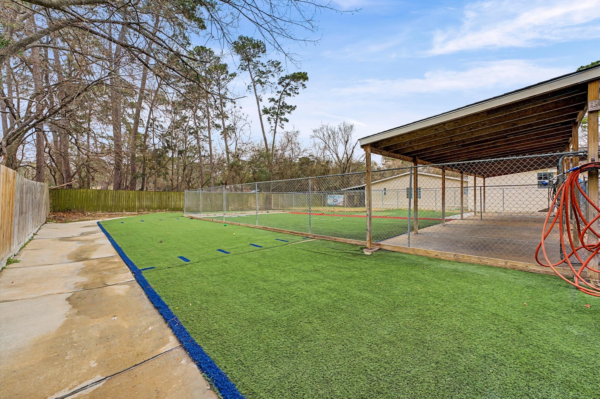 19417 Haude Road Spring, TX 77388 - Photo 16 of 29 a view of a backyard with a garden