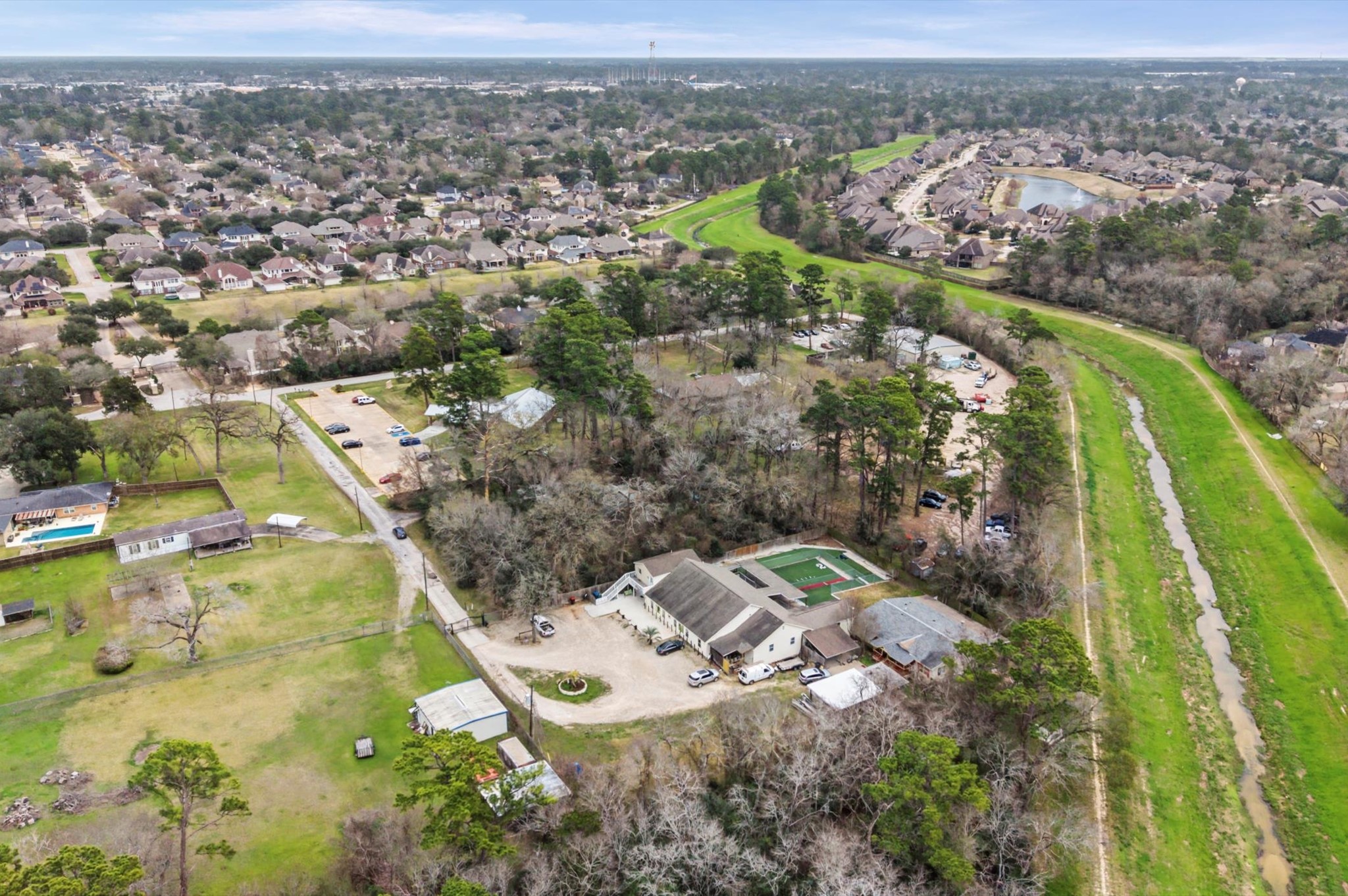 19417 Haude Road Spring, TX 77388 - Photo 29 of 29 an aerial view of residential houses with outdoor space
