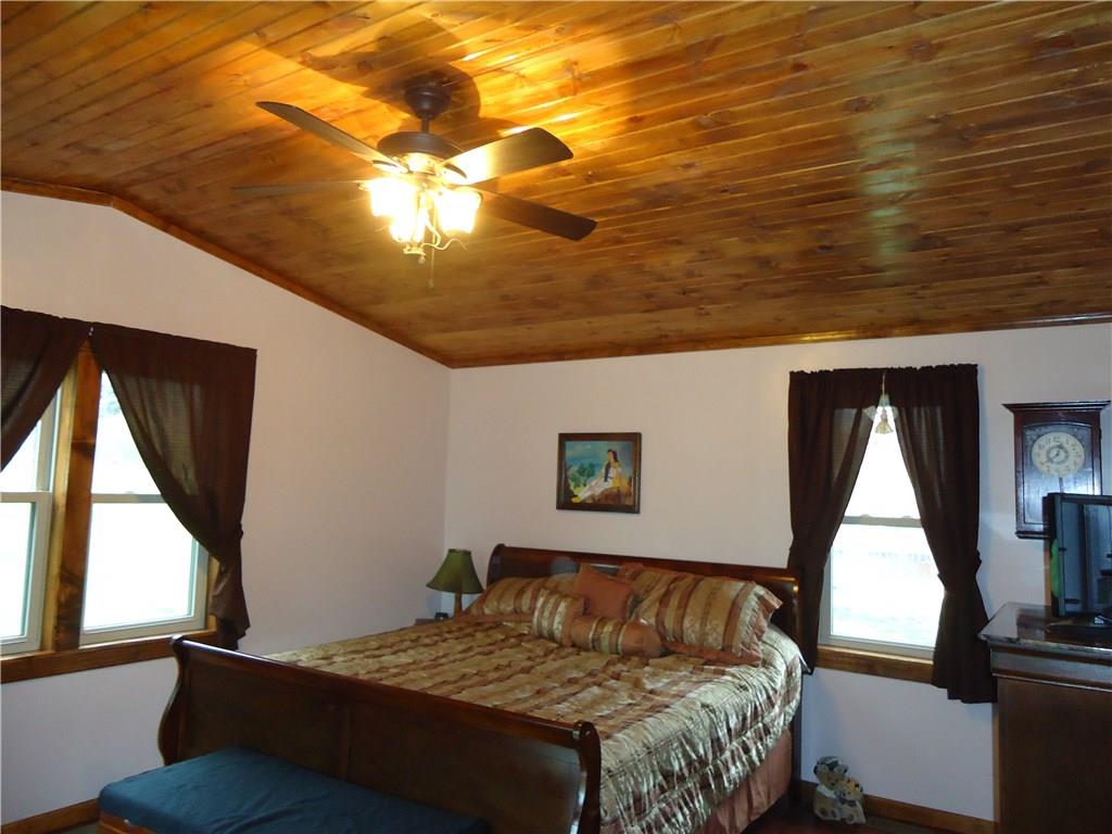 1525 Harvey Run Road Freedom, PA 15042 - Photo 7 of 24 16x13 master bedroom with tongue and groove vaulted ceiling.