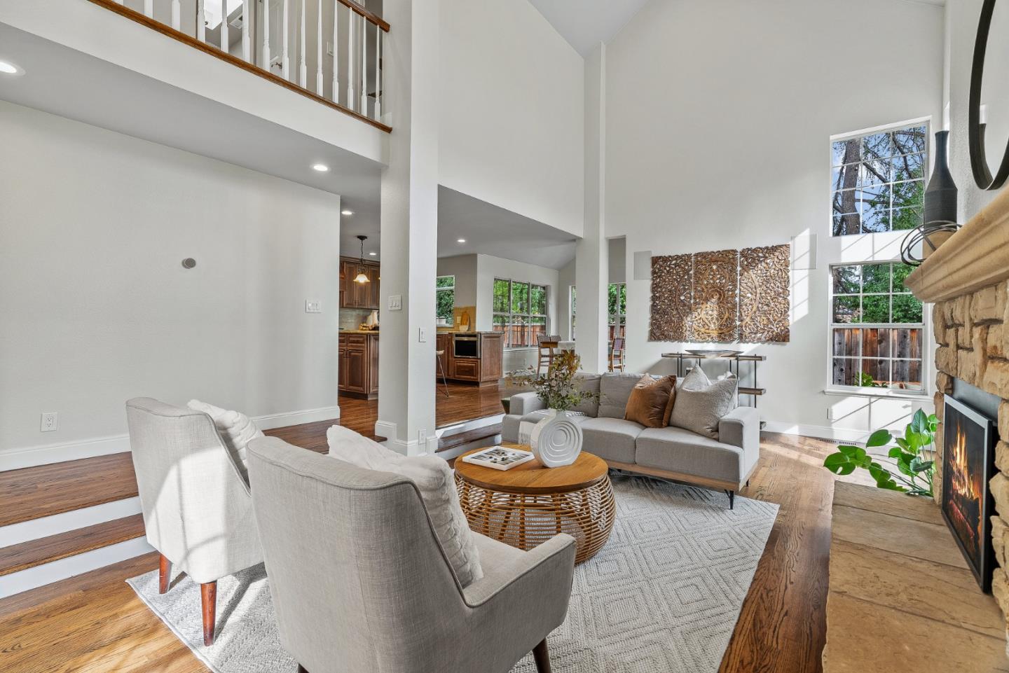 15650 Michael Lane Monte Sereno, CA 95030 - Photo 24 of 54 a living room with furniture and a large window