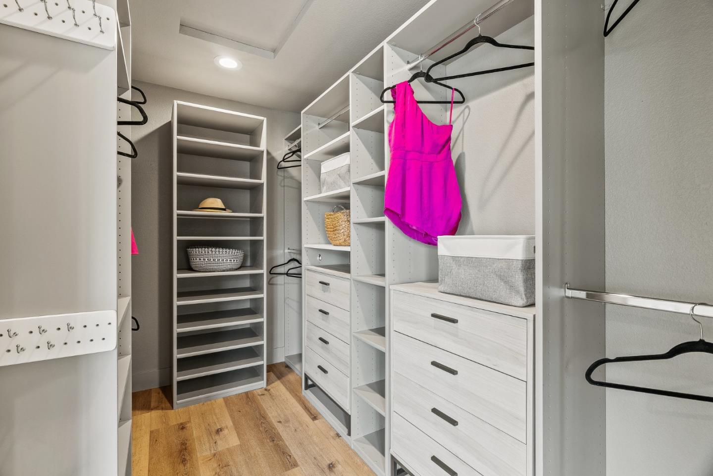 15650 Michael Lane Monte Sereno, CA 95030 - Photo 33 of 54 a view of walk in closet with clothes and shoes