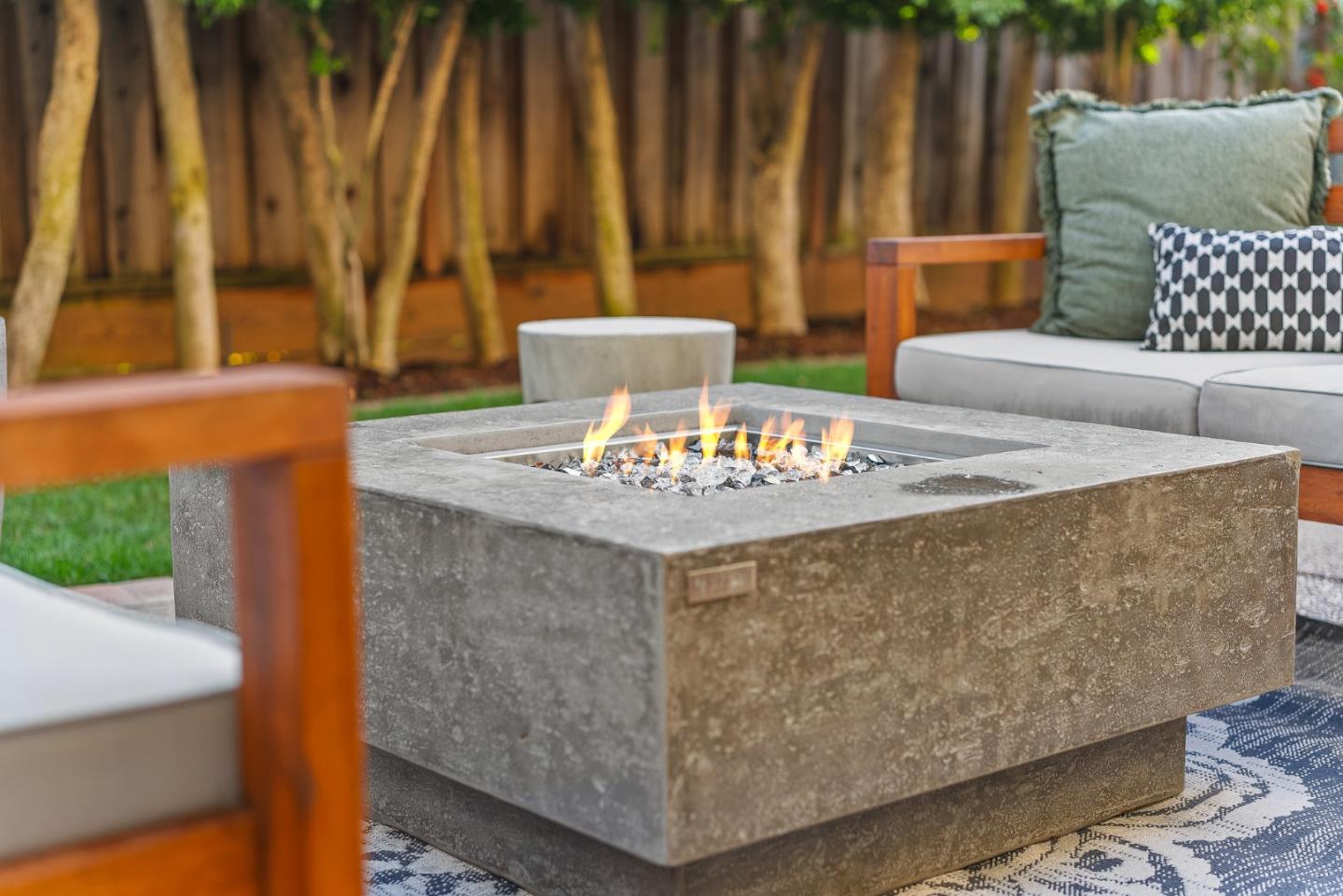 15650 Michael Lane Monte Sereno, CA 95030 - Photo 47 of 54 a living room with furniture and a potted plant