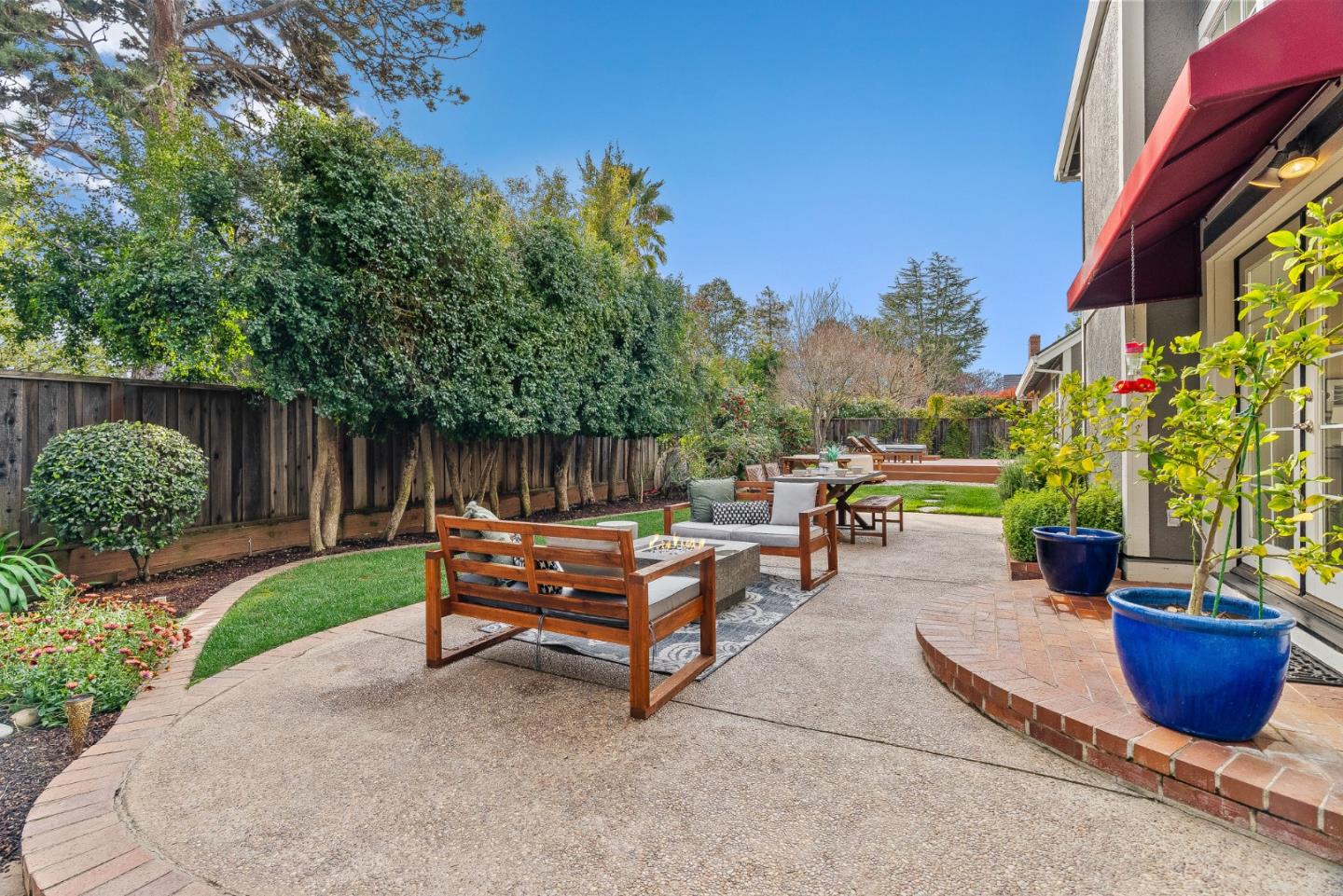 15650 Michael Lane Monte Sereno, CA 95030 - Photo 54 of 54 a view of a backyard with sitting area