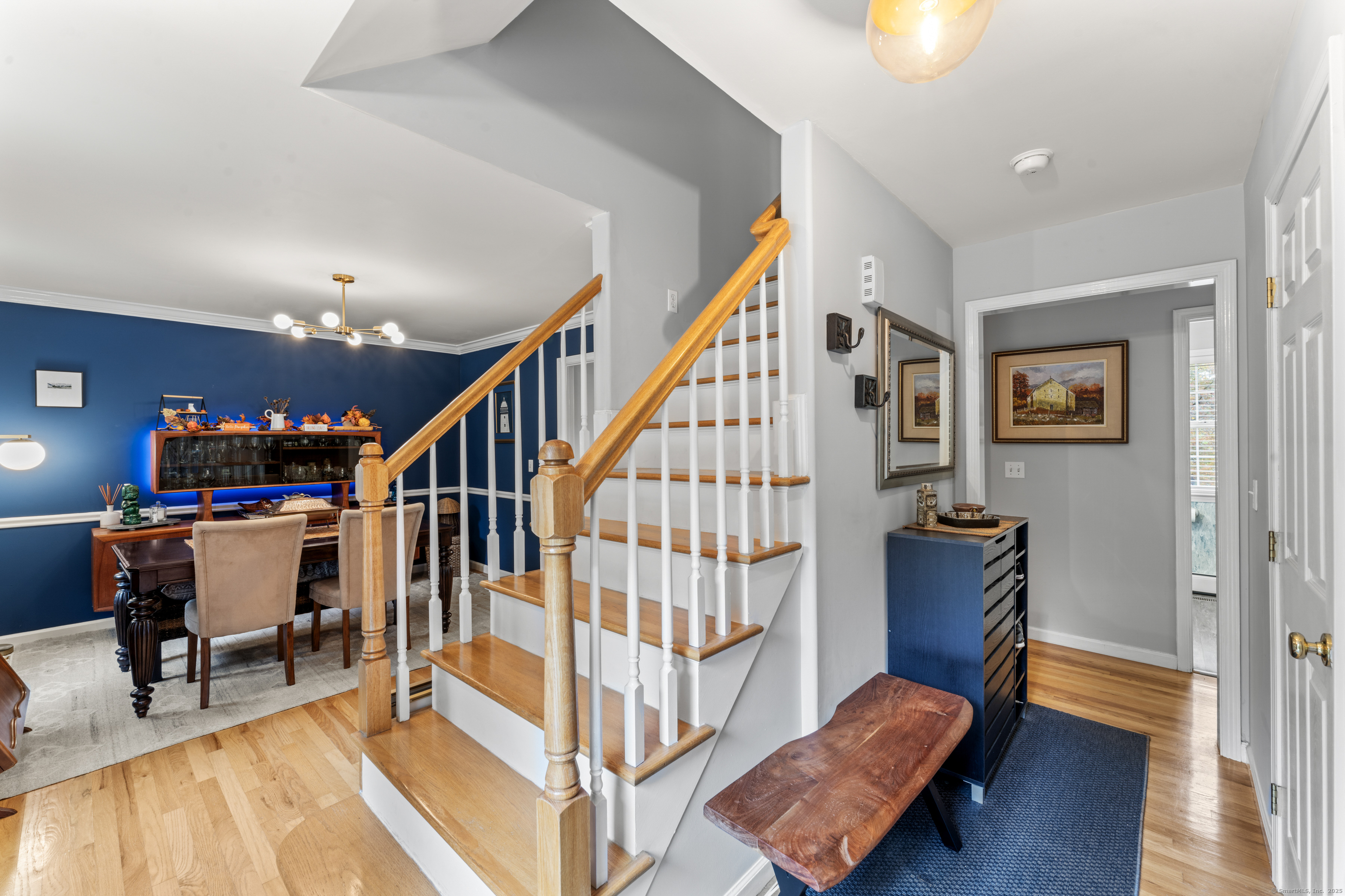22 Lincoln Road Newtown, CT 06470 - Photo 5 of 36 a view of livingroom with furniture and wooden floor