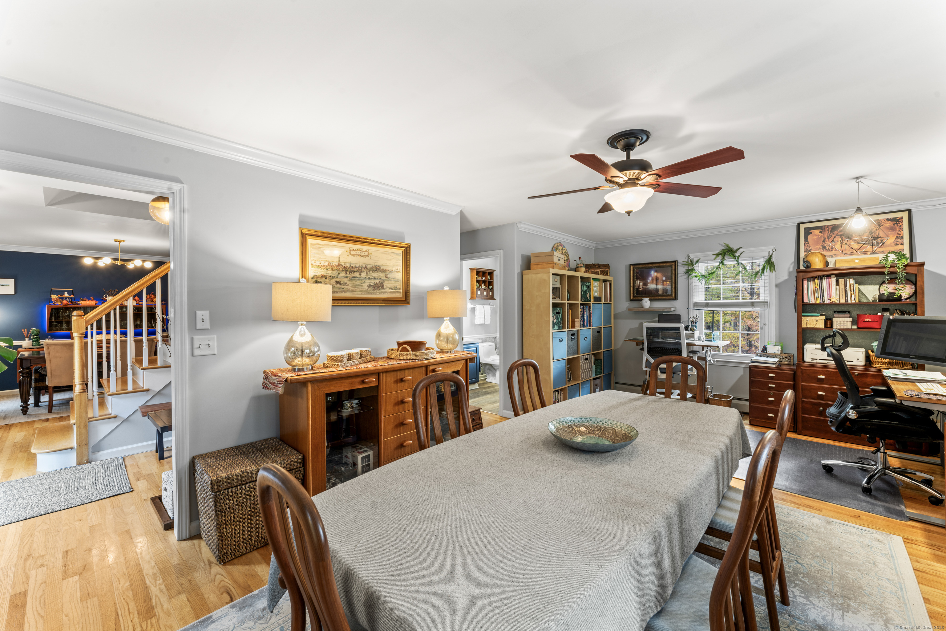 22 Lincoln Road Newtown, CT 06470 - Photo 6 of 36 a view of a dining room with furniture
