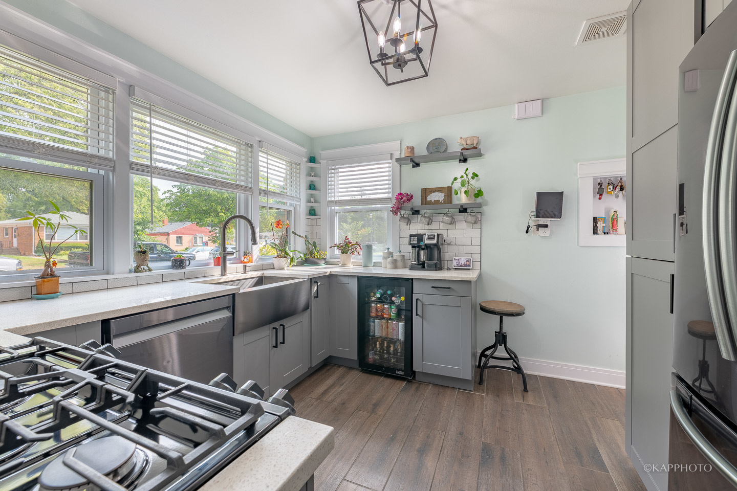2124 Seward Street Evanston, IL 60202 - Photo 10 of 27 a kitchen with a sink appliances and a window