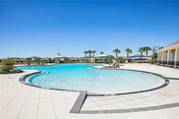 a view of outdoor space yard and swimming pool