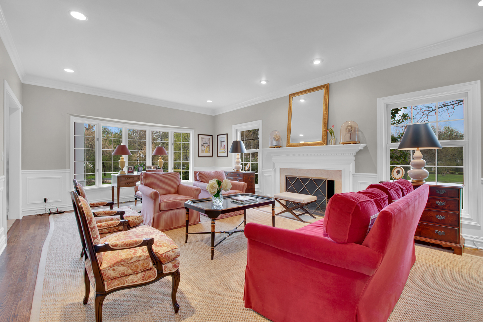 500 Douglas Drive Lake Forest, IL 60045 - Photo 6 of 34 a living room with furniture fireplace and window