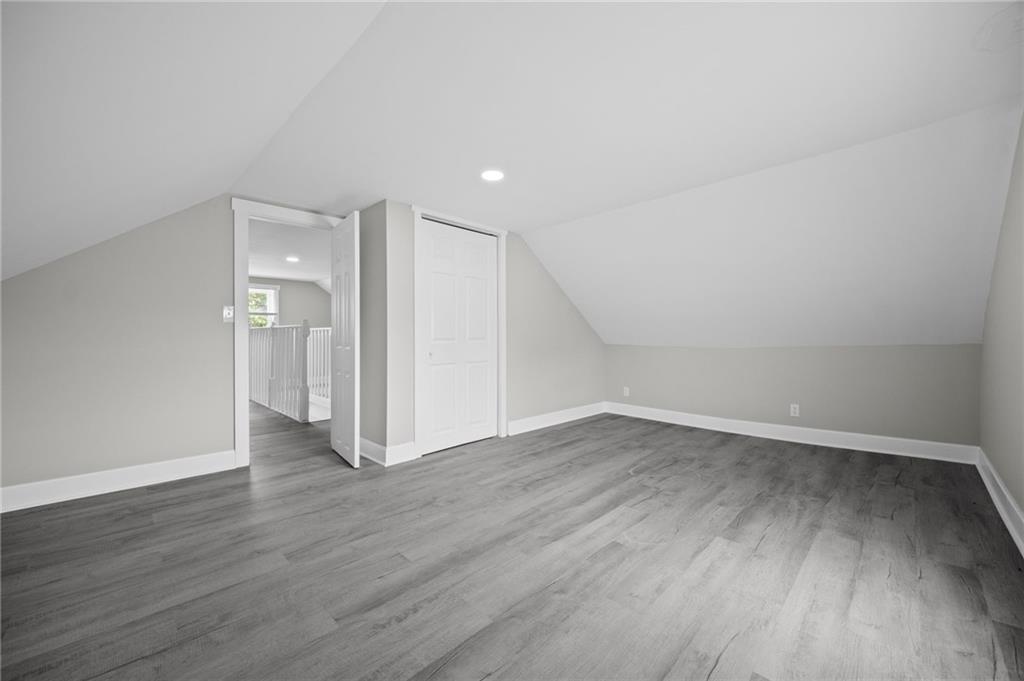 423 2nd Street Donora, PA 15033 - Photo 40 of 47 a view of an empty room with wooden floor and closet