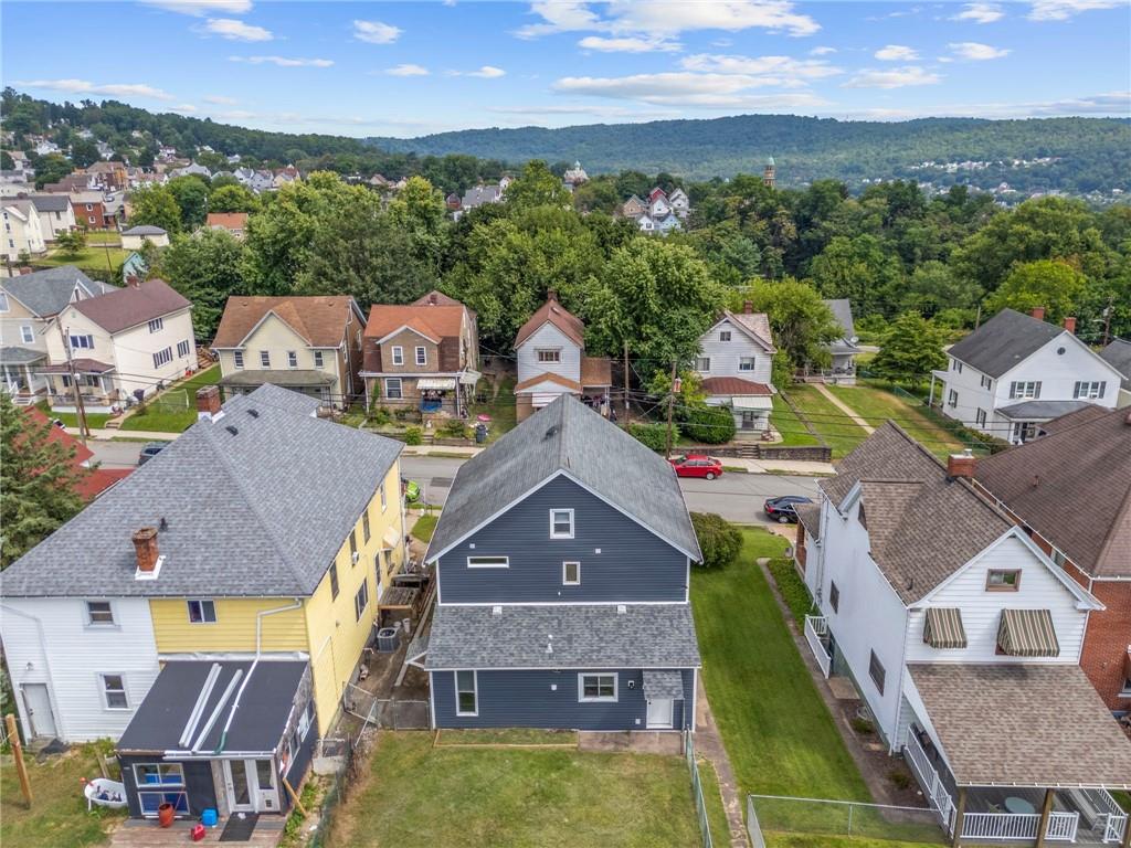 423 2nd Street Donora, PA 15033 - Photo 45 of 47 an aerial view of a house with a big yard