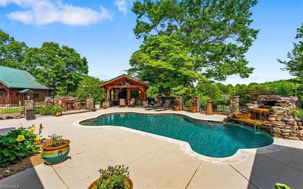 1448 Liberty Church Road Mocksville, NC 27028 - Photo 38 of 50 1448 Liberty Church Road Pool with 16x16 Pool House