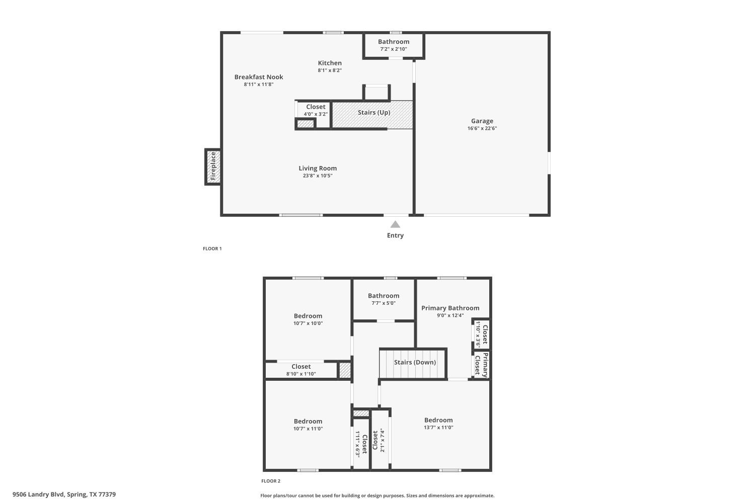 9506 Landry Boulevard Spring, TX 77379 - Photo 23 of 25 Floorplan combined