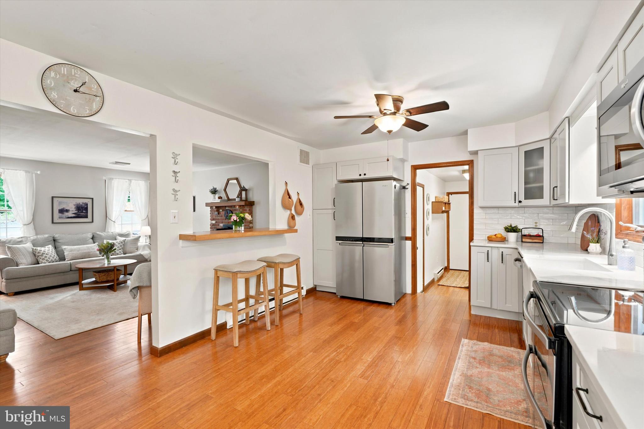 1125 Payne Road Green Lane, PA 18054 - Photo 12 of 47 2 stool counter overhang in kitchen