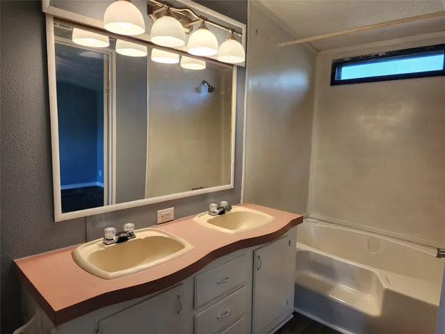 a view of small space with racks on the wall