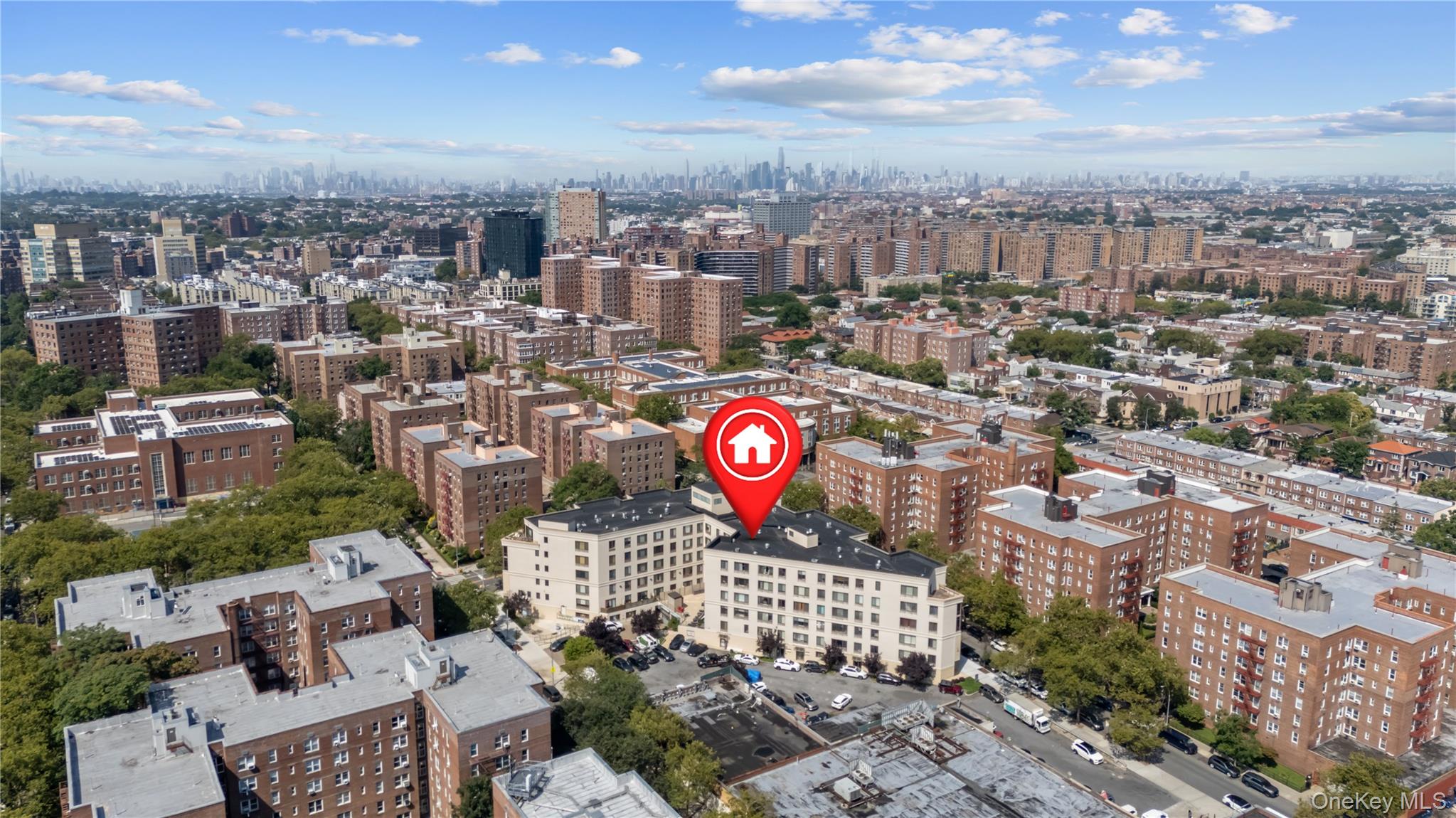 64-05 Yellowstone Boulevard, Unit PH 509 Queens, NY 11375 - Photo 28 of 28 an aerial view of a city