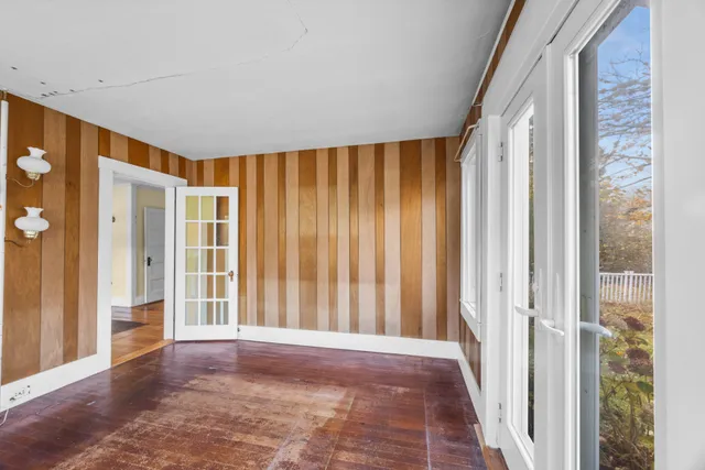 a view of front door