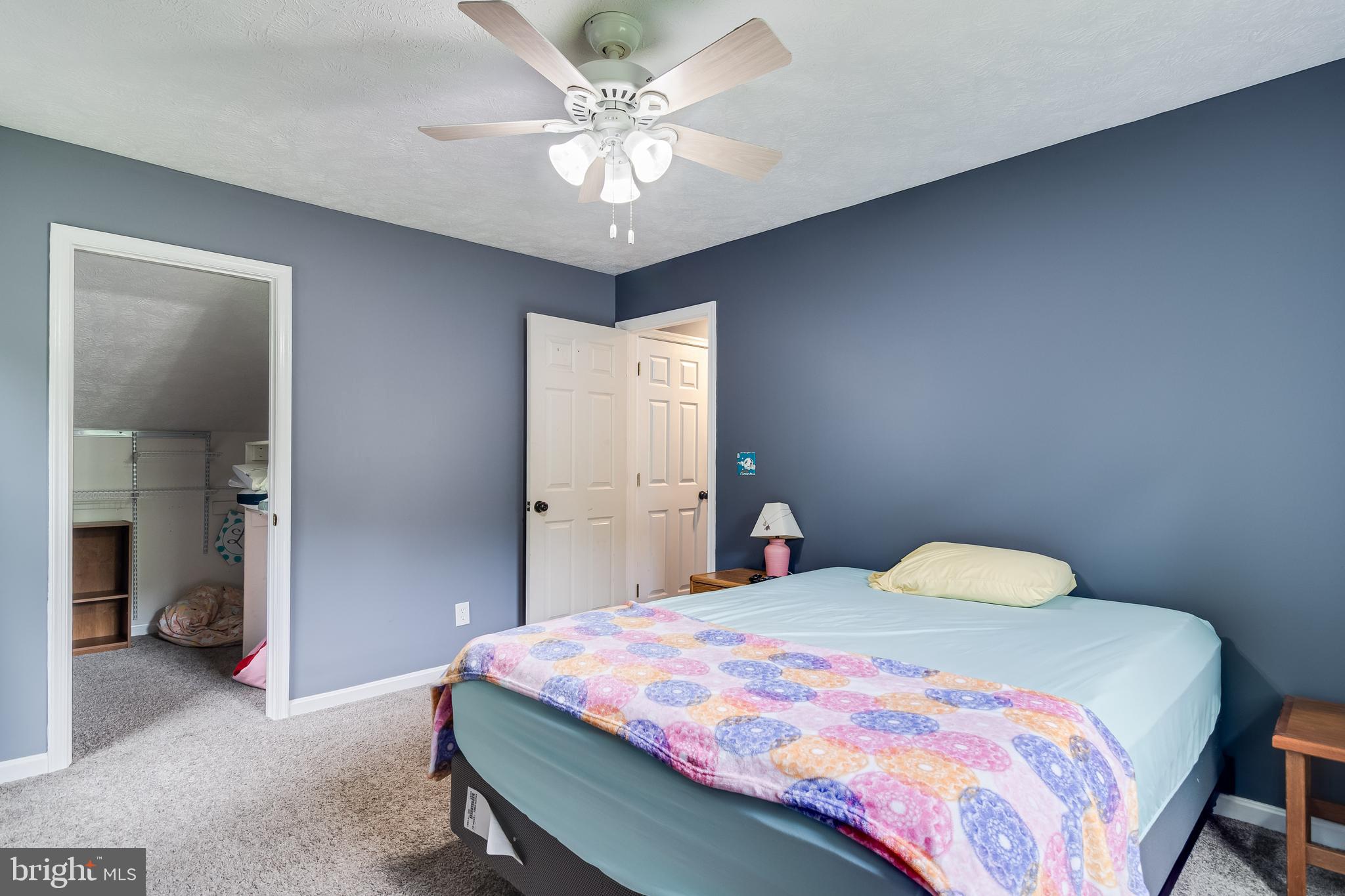 20919 Ridge Path Way Leonardtown, MD 20650 - Photo 21 of 56 a bedroom with a bed and a chandelier