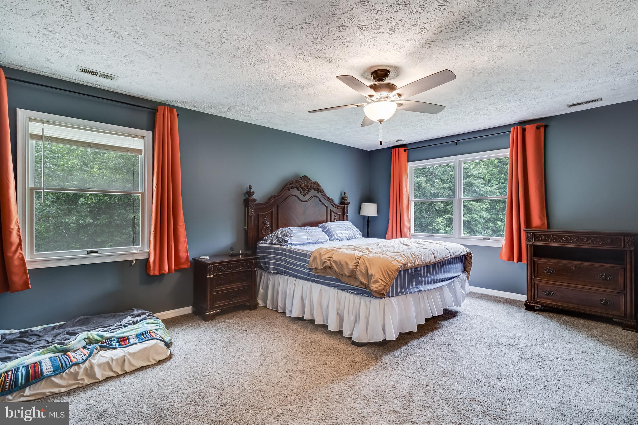 20919 Ridge Path Way Leonardtown, MD 20650 - Photo 7 of 56 a bedroom with a bed chandelier and a window