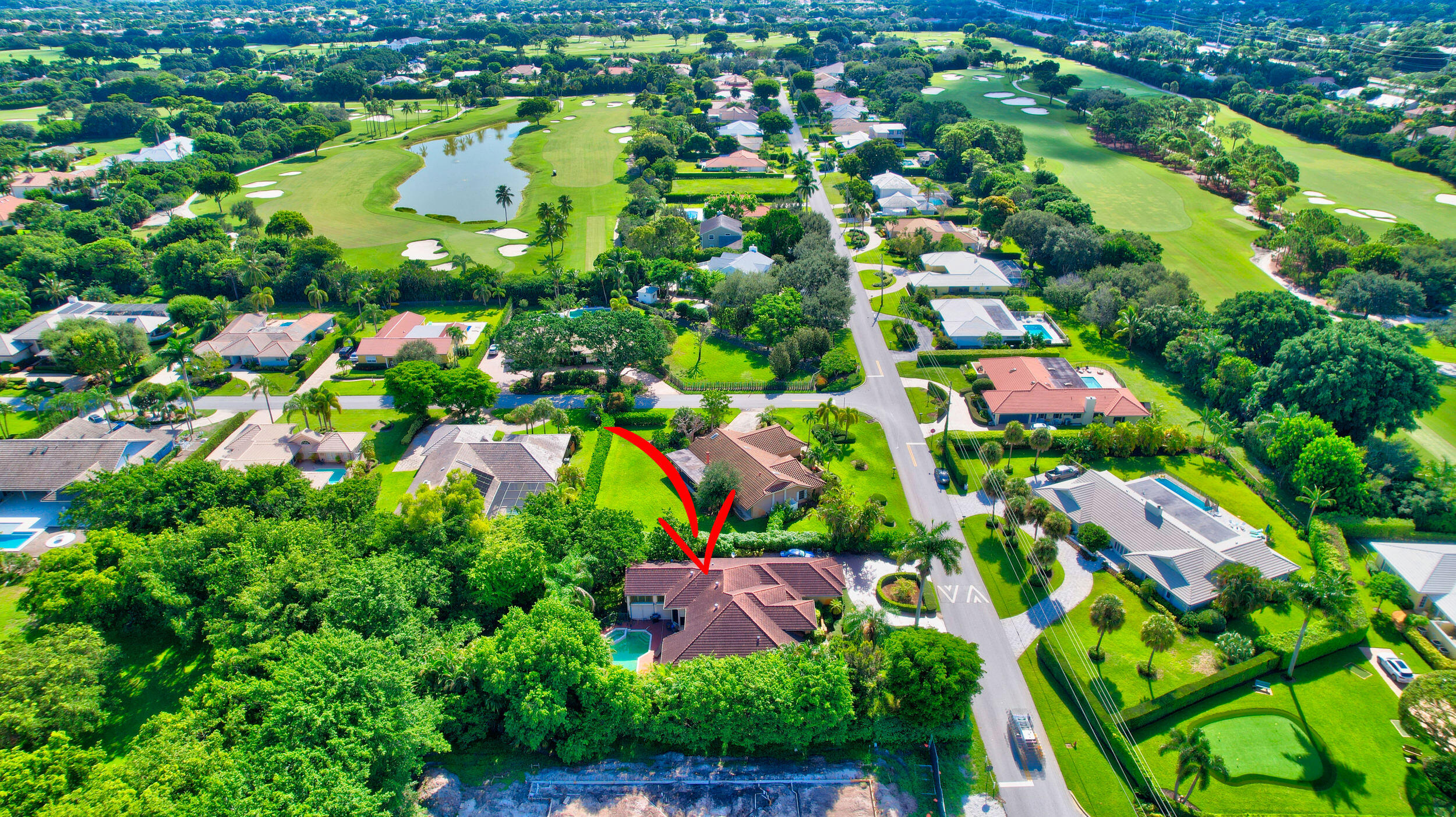 4701 Pine Tree Drive Boynton Beach, FL 33436 - Photo 32 of 35 4701 above arial location