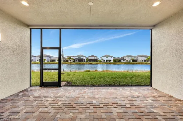 a view of a lake view and a building