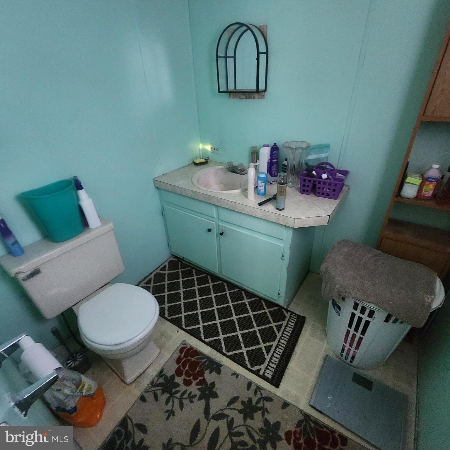 749 Clouser Hollow Road New Bloomfield, PA 17068 - Photo 16 of 30 a bathroom with a toilet a sink and mirror