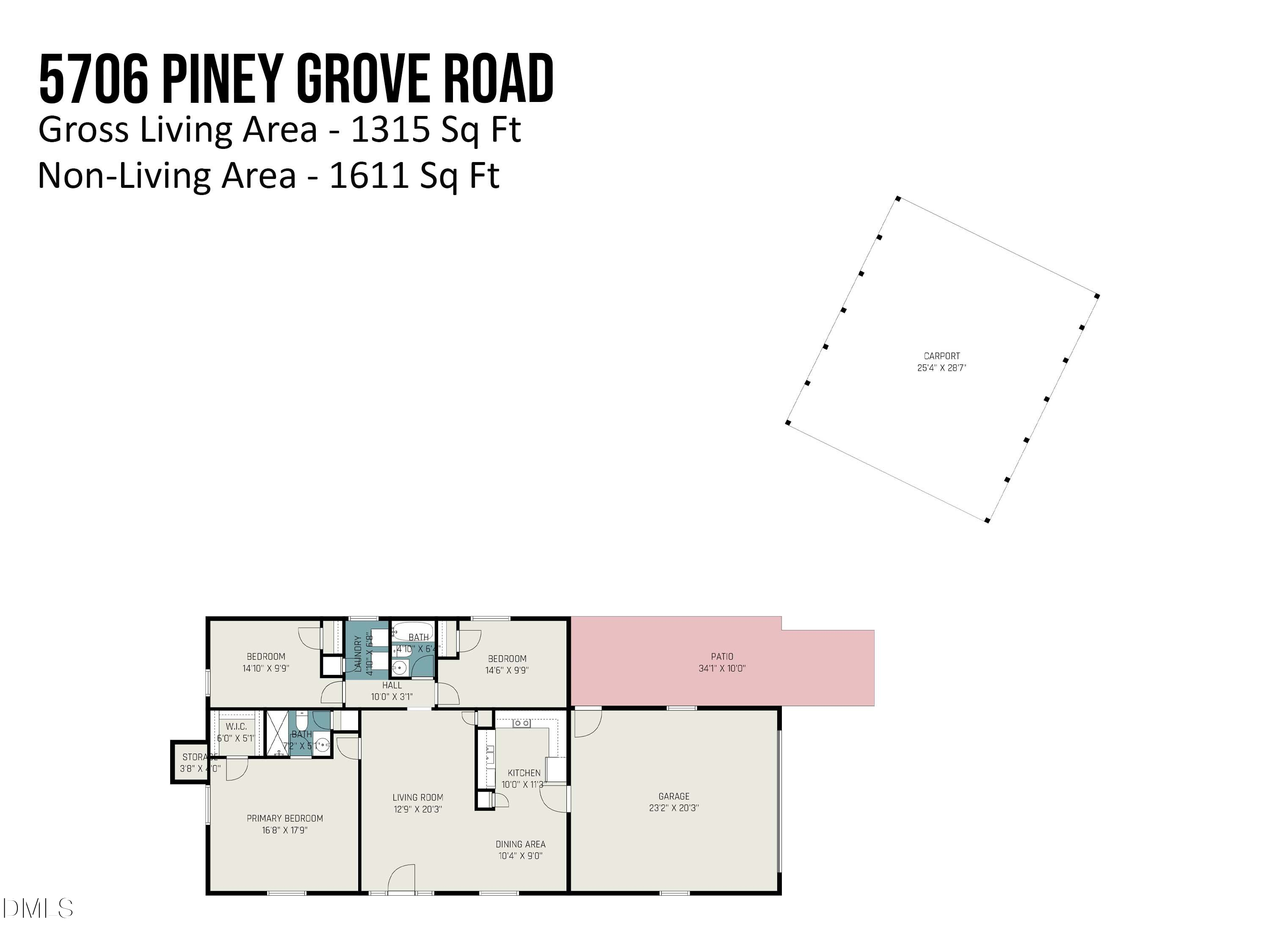 5706 Piney Grove Road Angier, NC 27501 - Photo 32 of 32 floor plan