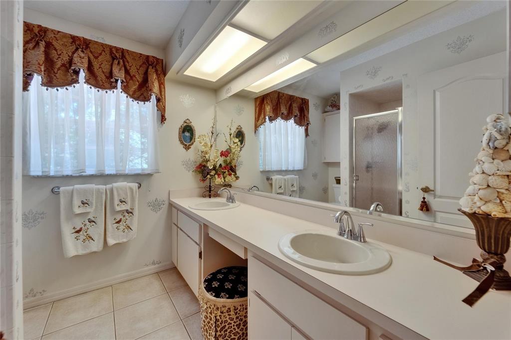 11120 Lu Wista Road Brooksville, FL 34601 - Photo 21 of 50 a bathroom with a sink and a mirror