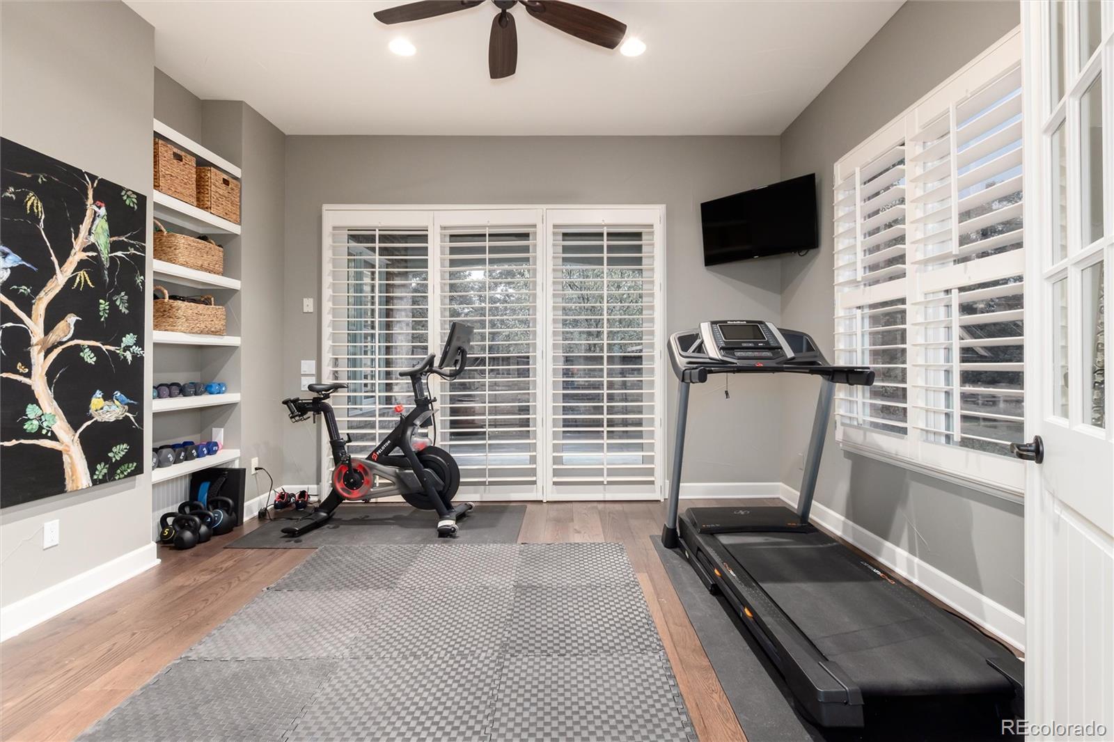 7175 Polo Ridge Drive Littleton, CO 80128 - Photo 31 of 50 a view of a workspace with furniture and a window