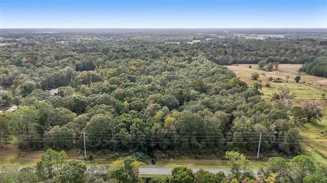 an aerial view of residential house with outdoor space