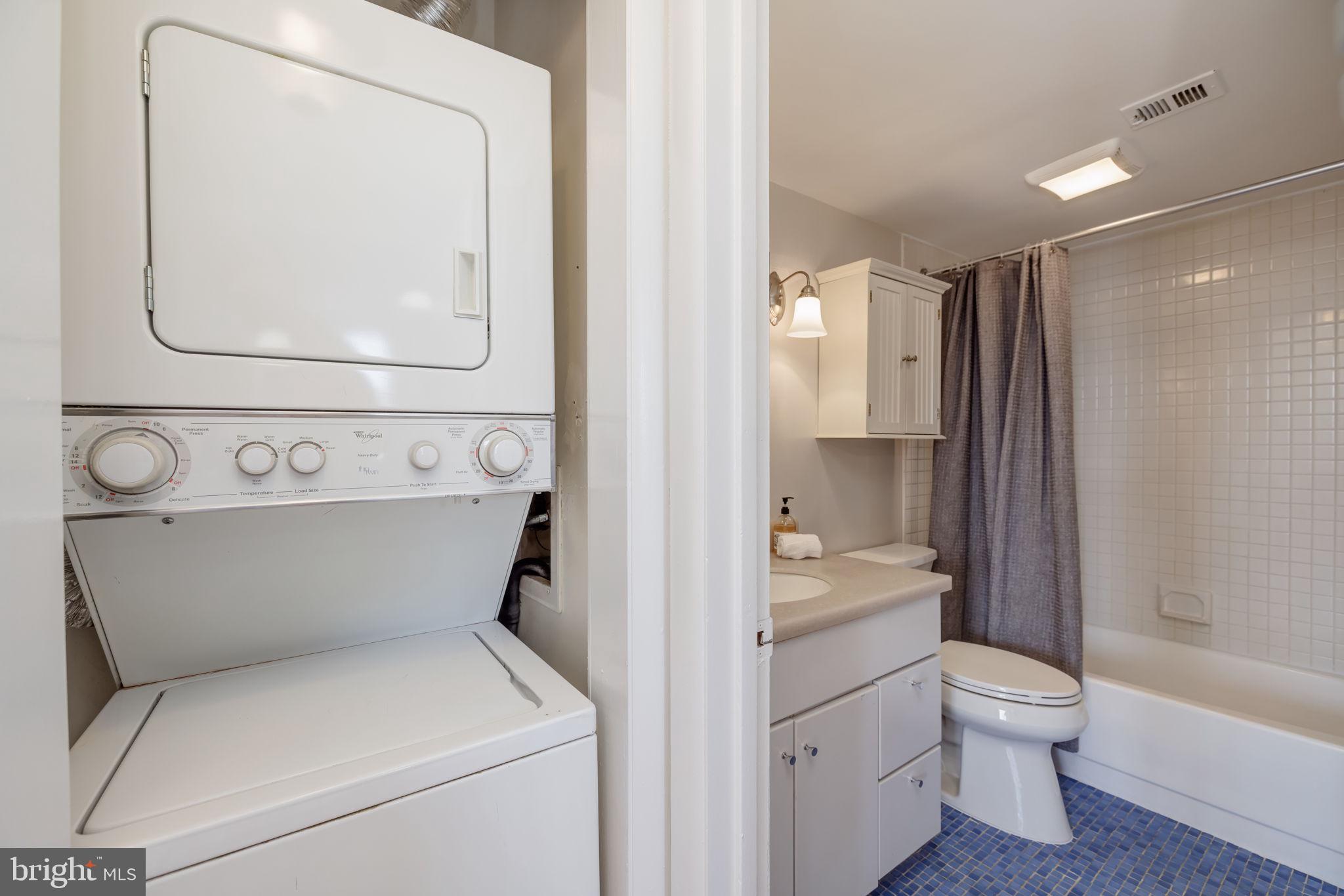 1700 17th Street Northwest, Unit 505 Washington, DC 20009 - Photo 12 of 26 In-unit washer/dryer