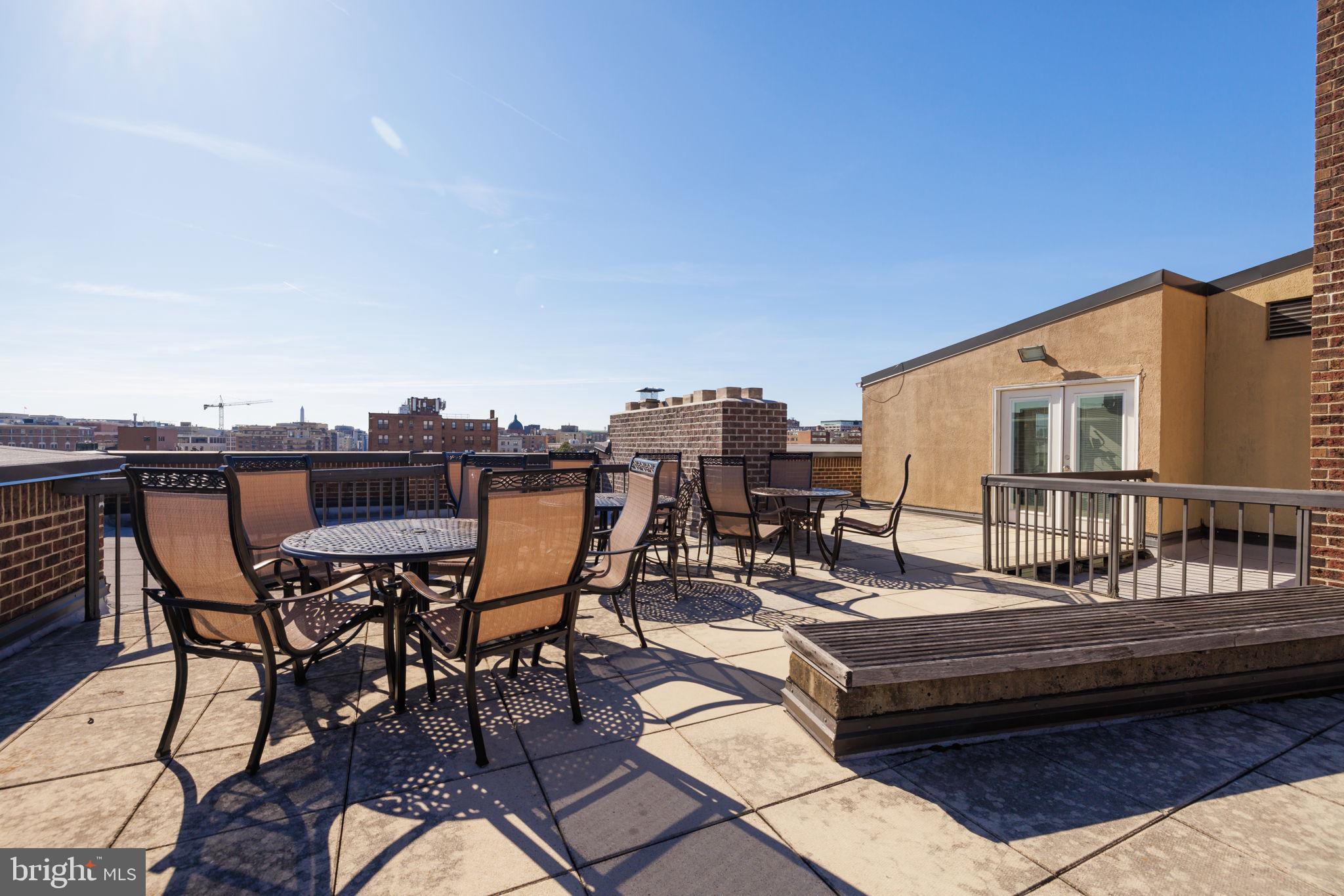 1700 17th Street Northwest, Unit 505 Washington, DC 20009 - Photo 14 of 26 Spacious rooftop patio