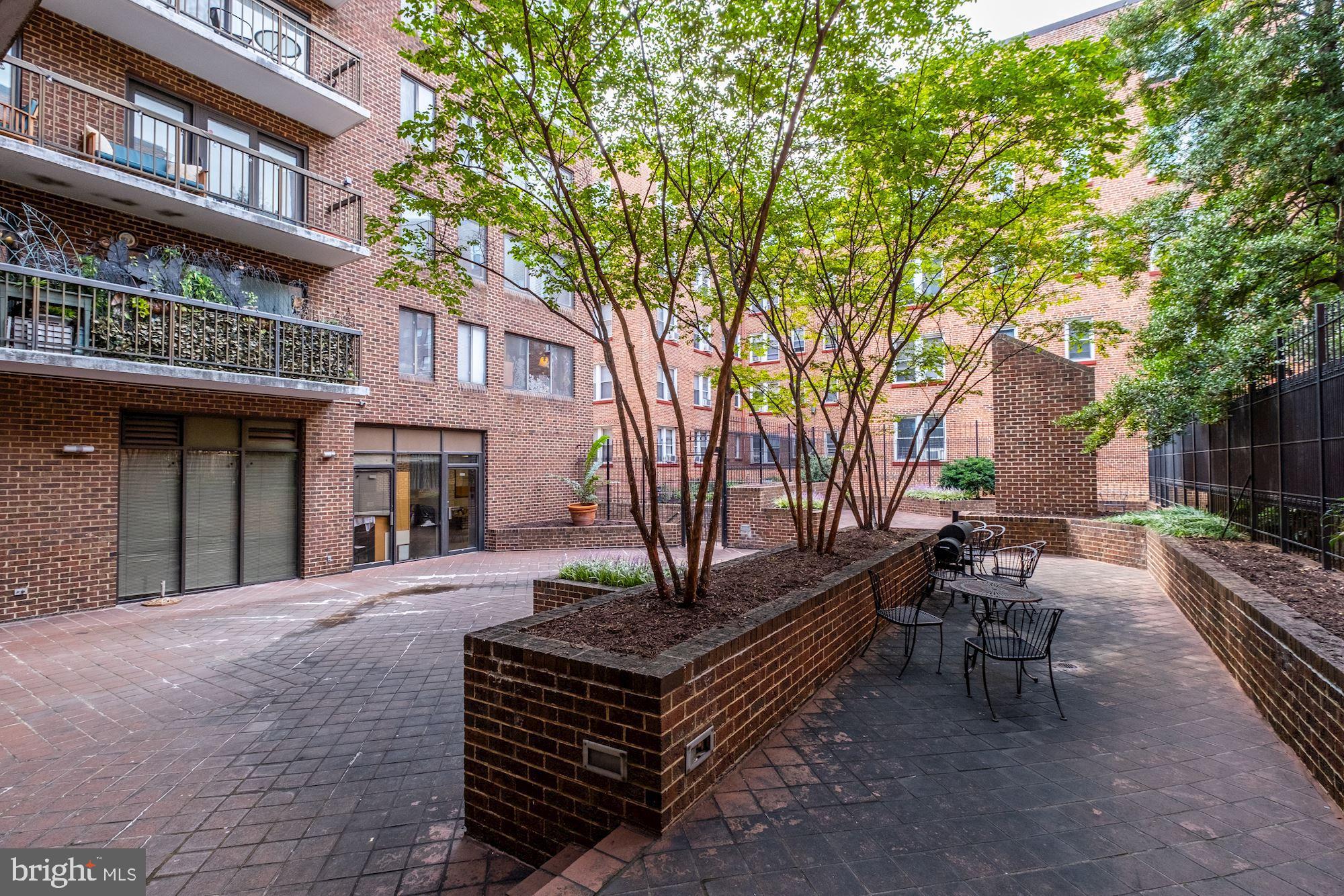 1700 17th Street Northwest, Unit 505 Washington, DC 20009 - Photo 16 of 26 Shady courtyard