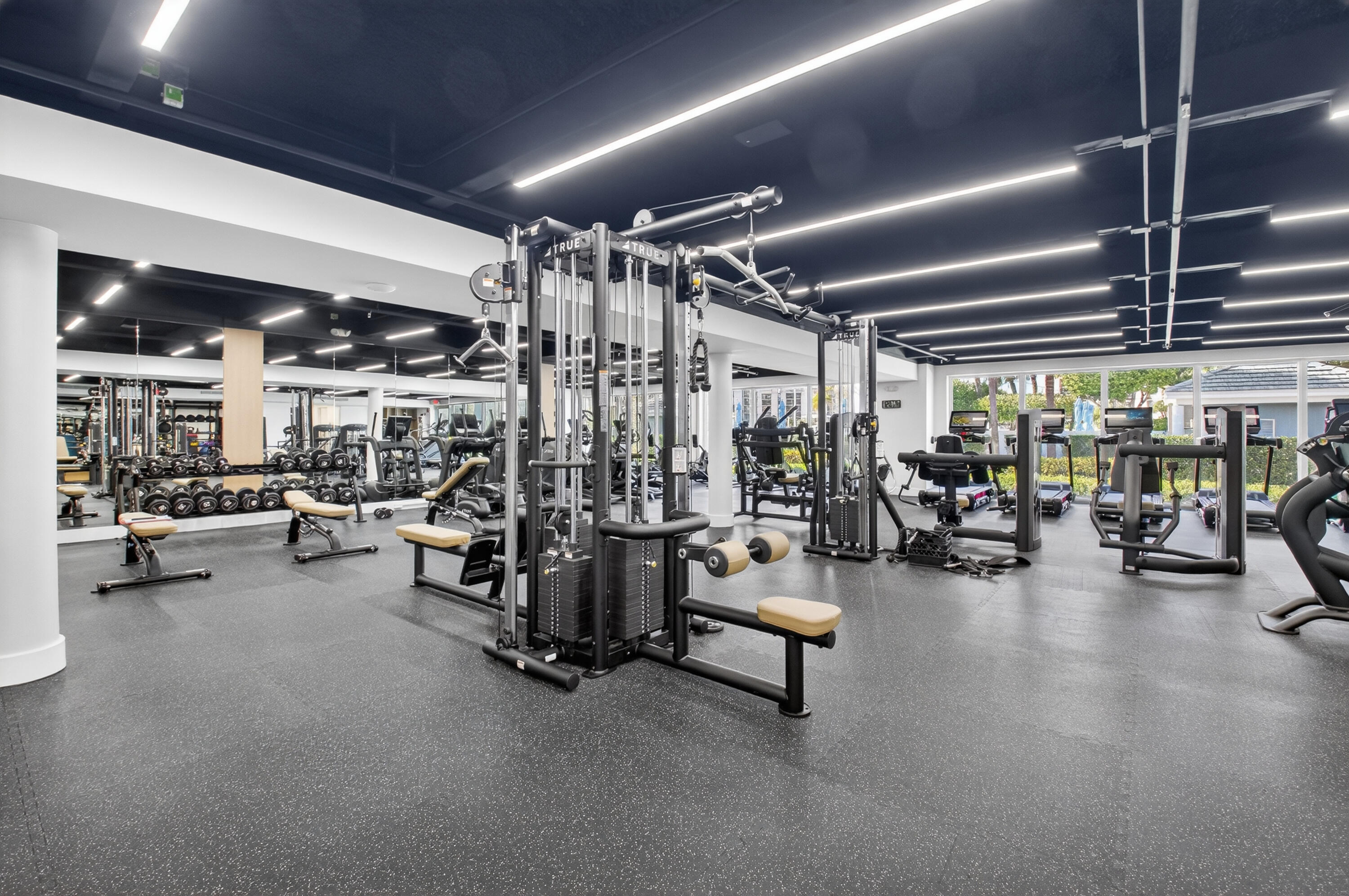 2707 North Ocean Boulevard, Unit D706 Boca Raton, FL 33431 - Photo 75 of 80 a view of a room with gym equipment