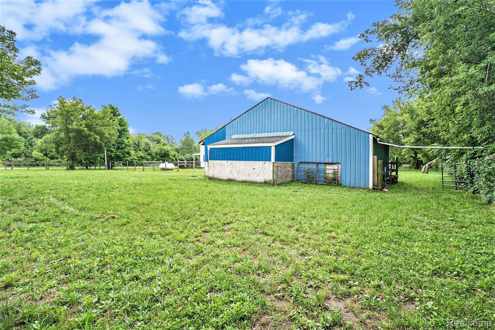 1950 South Lake George Road Attica, MI 48412 - Photo 20 of 30 Rear Elevation of Hobby Barn
