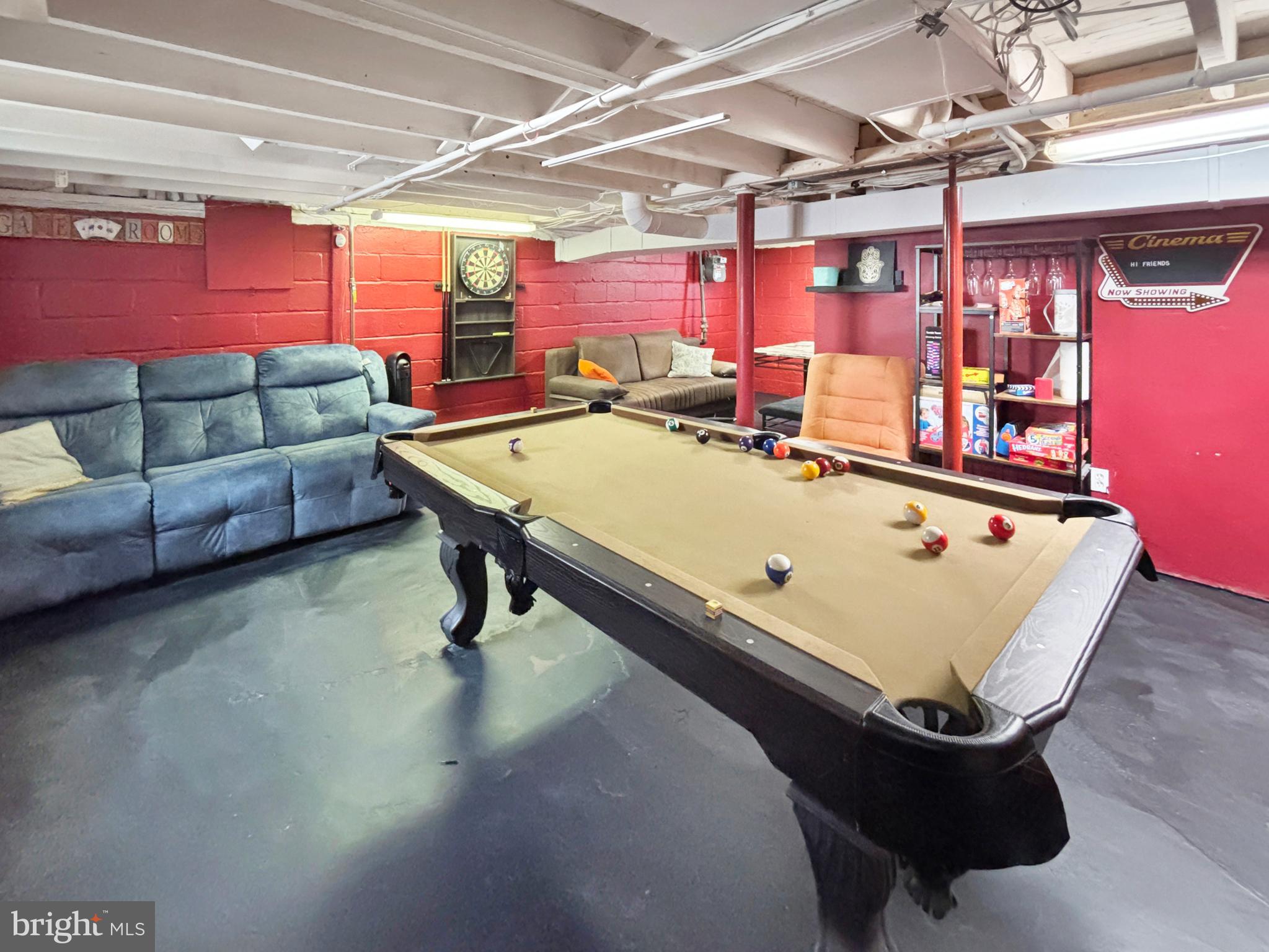 149 Carlisle Road Audubon, NJ 08106 - Photo 34 of 45 Basement man cave with storage