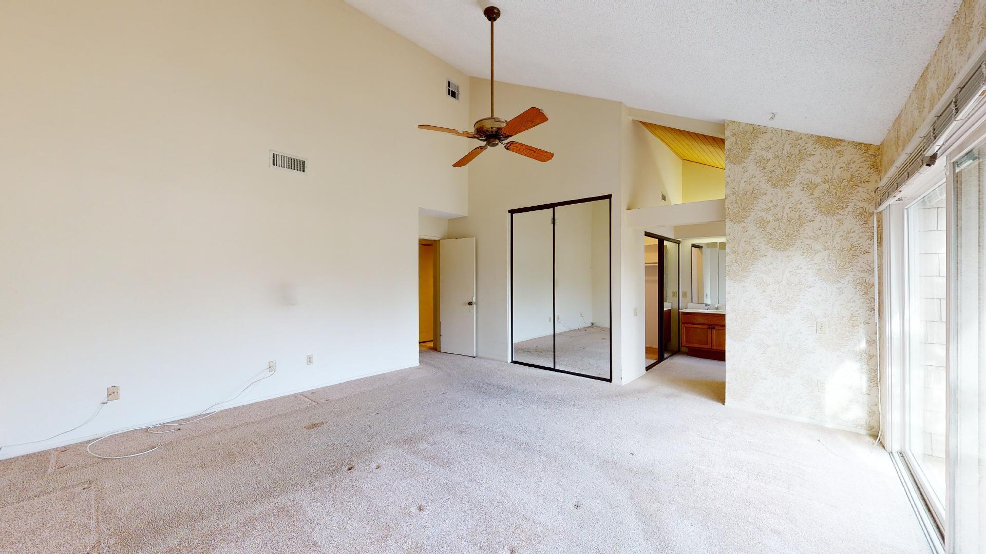 8 Elderberry Irvine, CA 92603 - Photo 44 of 59 a view of a room with a ceiling fan and shower