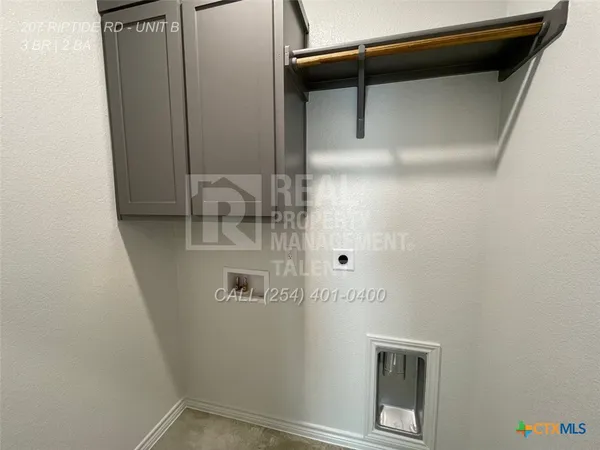 a close view of cabinet