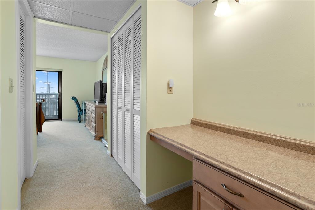 30 Inlet Harbor Road, Unit 5030 Ponce Inlet, FL 32127 - Photo 31 of 52 a view of hallway with furniture and a window