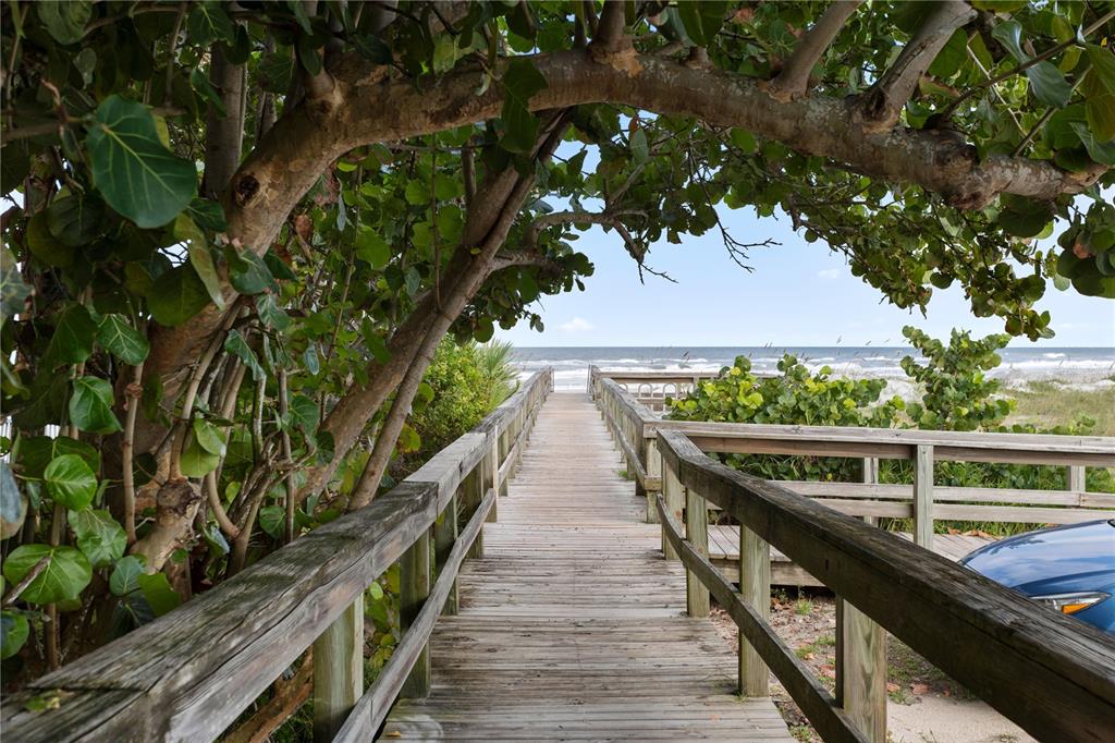 30 Inlet Harbor Road, Unit 5030 Ponce Inlet, FL 32127 - Photo 5 of 52 a view of a balcony with wooden floor