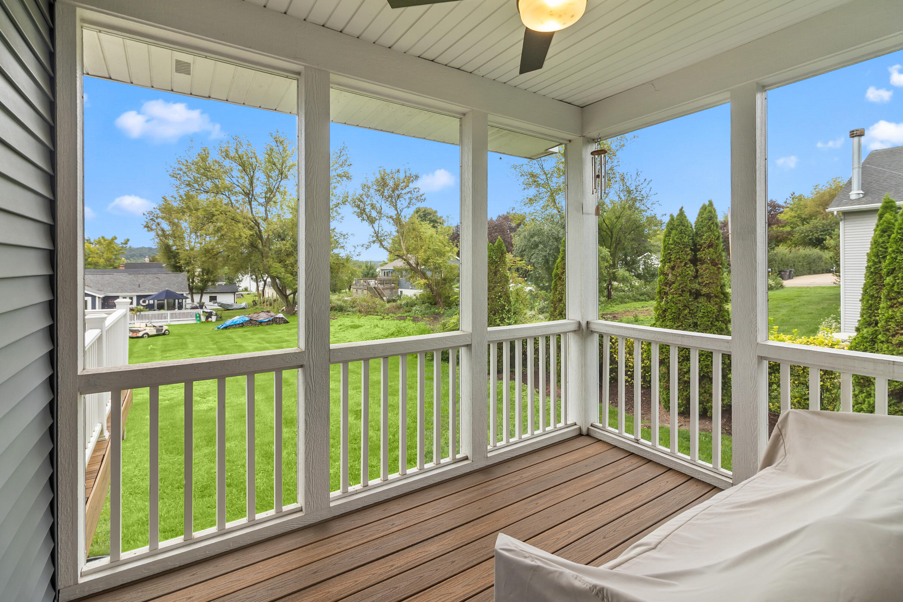 N3151 Nymph Road Geneva, WI 53147 - Photo 26 of 32 Screened Porch