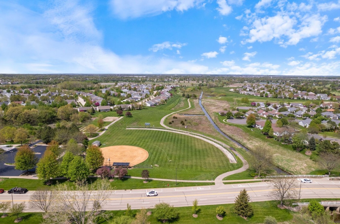 12963 Penefield Lane Huntley, IL 60142 - Photo 26 of 33 an aerial view of a city